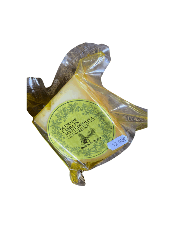 Queso de cabra en aceite de oliva 350gr - Quesería la Jara