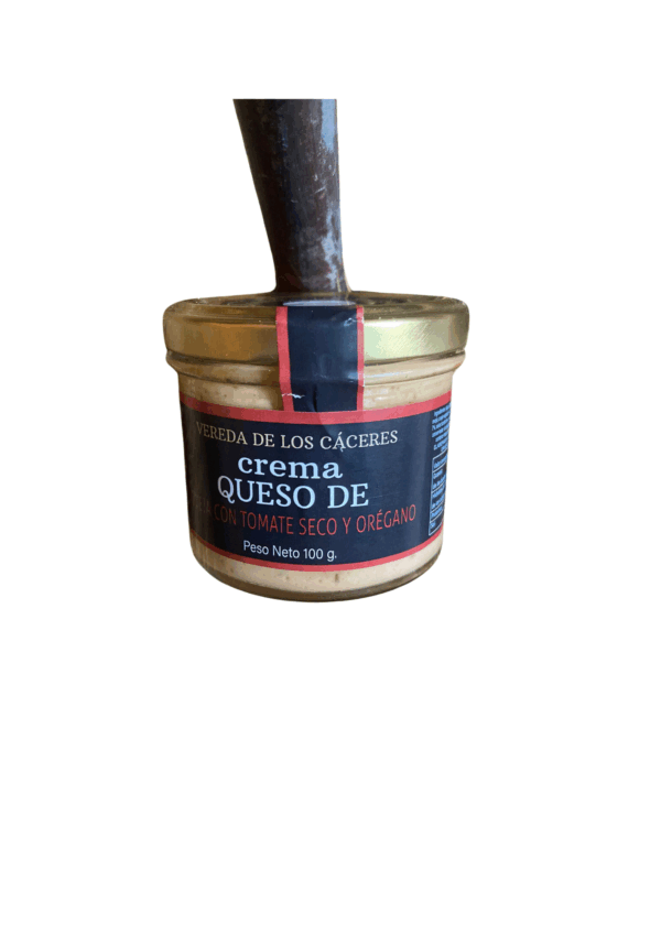 Crema de queso con tomate seco y orégano - Vereda de los Cáceres