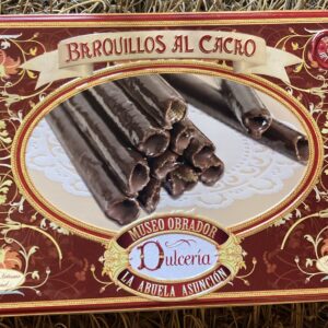 Barquillos al cacao
