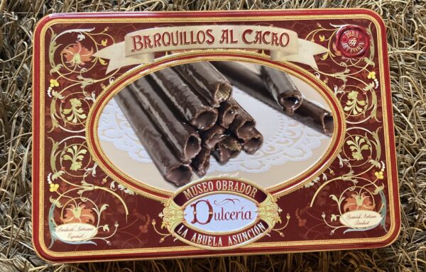 Barquillos al cacao